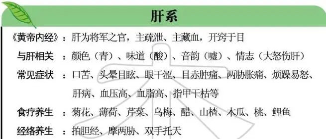 养生图-----从五行来看我们要如何养生更健康！