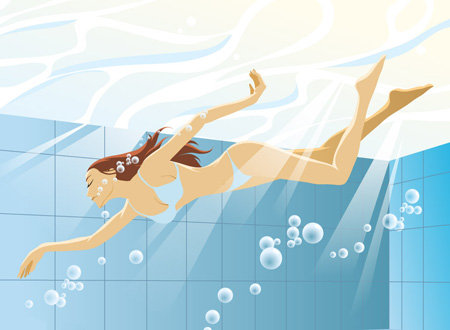 教女孩子游泳不是一件轻松的事，提防女孩学游泳的五种坑爹行为